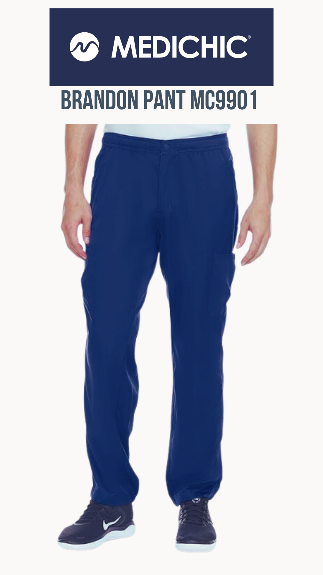 MediChic Brandon MC9901 Men's Scrub Pants