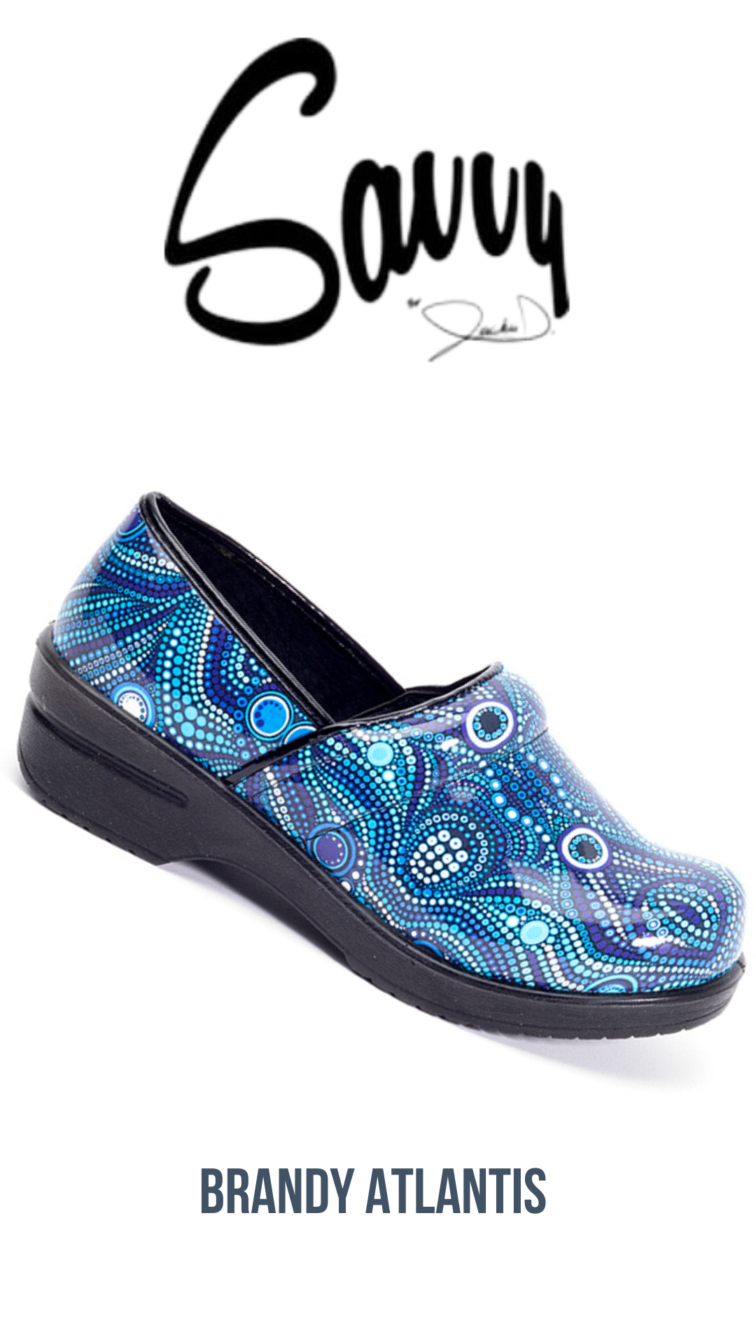 Savvy Brandy Nursing Shoe in Atlantis