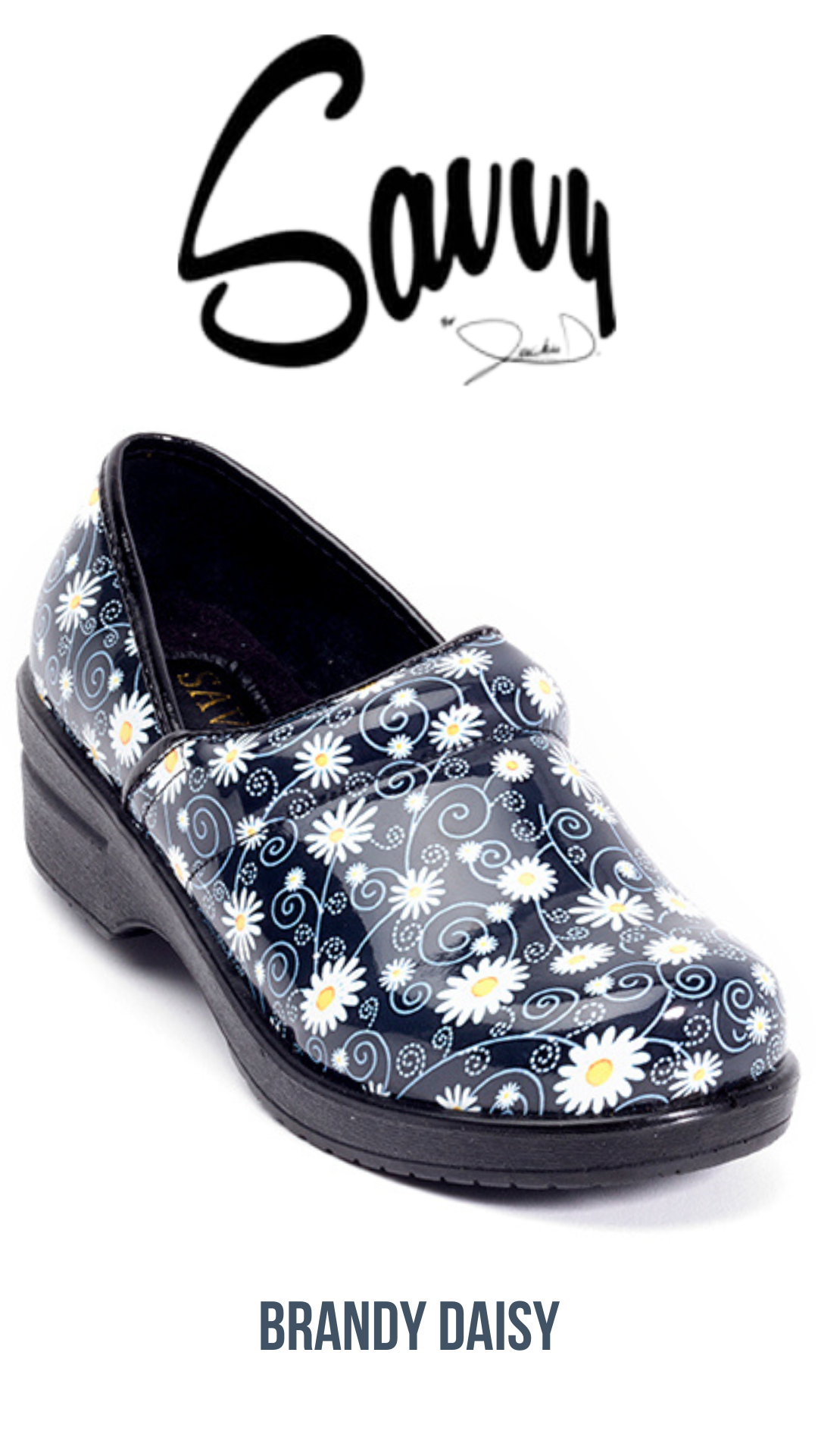 Savvy Brandy Nursing Shoe in Daisy