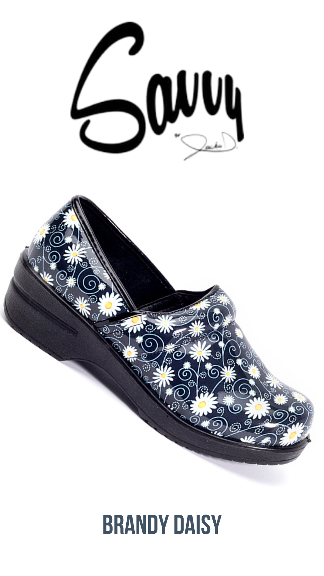 Savvy Brandy Nursing Shoe in Daisy