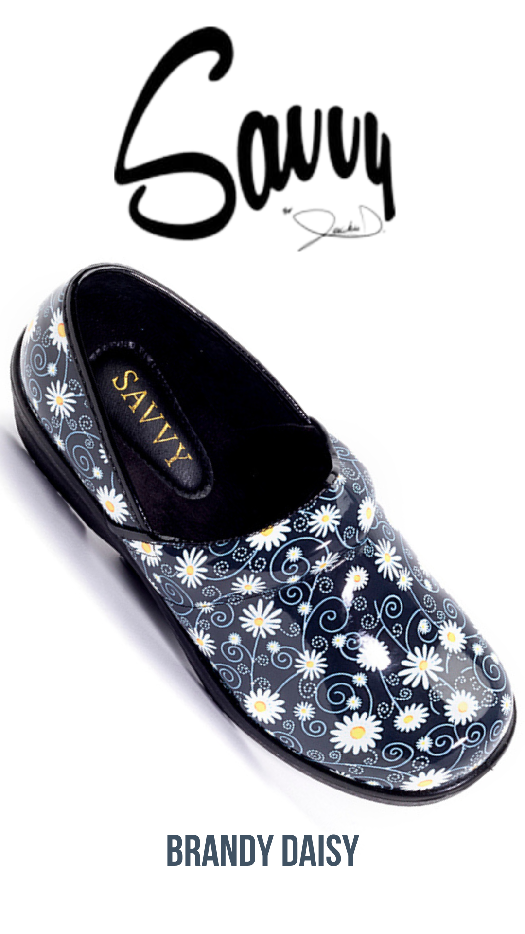 Savvy Brandy Nursing Shoe in Daisy