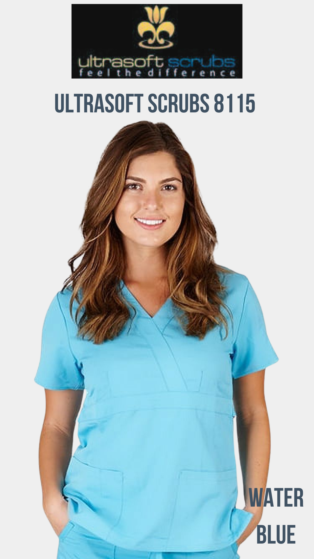 Super Soft Medical Scrub Top 8115