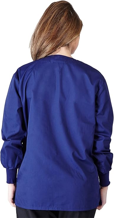 Natural Uniforms Warm-Up Scrub Jacket: BUTTON UP G102